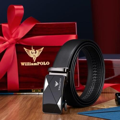 Mens Belt Luxury Brand Automatic Buckle Genuine Leather Harness Designer Belt Silver Male Business Casual Male Trouser Belt