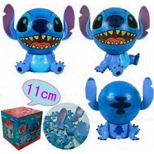 Set of 60 piece Puzzle Toy Lilo and Stitch the cute stitch figures toys Lovely Stitch model collection toys