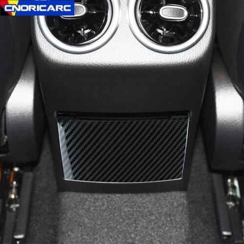 Stainless Steel Car Rear Storage Box Panel Sticker Trim Decoration For Mercedes Benz A Class W177 2019-2021 Interior Accessories