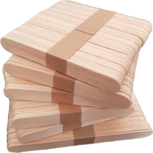 50PCS Popsicle Stick Ice Cube Maker Cream Tools Model Special-Purpose Wooden Craft Stick Lollipop Mold Accessories