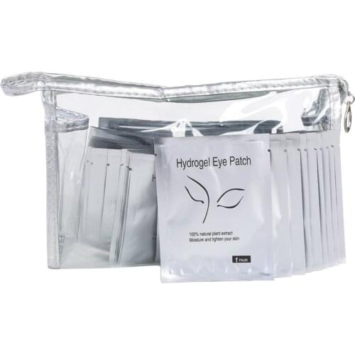 100 Pairs/lot Lint Free Eye Patch Hydra Gel Pad Patches for Eyelash Extensions Supply Tape ASB plastic material Beauty Tools
