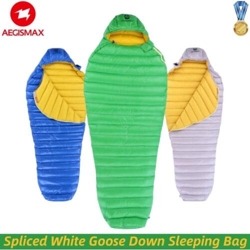 AEGISMAX LETO Mummy 700FP Nylon Waterproof Fabric Warm Home Outdoor Portable Ultralight Goose Down Sleeping Bag
