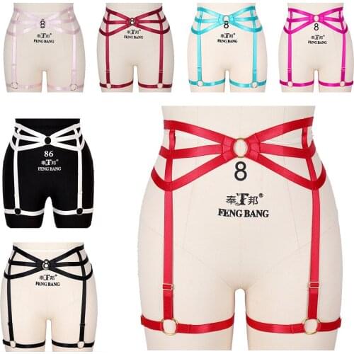 Seven-color womens adjustable suspender belt garter belt suitable for stocking club underwear garter belt ladies garter belt