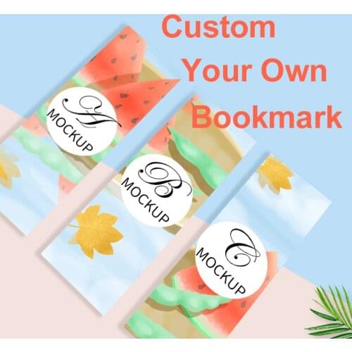 Custom Your Own Bookmarks for Books Cute Paper Card Anime Markers School Office Teacher Gifts Supplies the Untamed Stationery