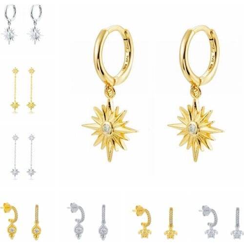 BOAKO Little Turtle Earrings For Women 925 Sterling Silver Earrings Dangle Piercing Jewelry Ear Cuffs Kolczyki Серьги #10.2