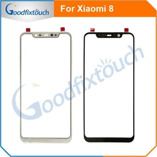 For Xiaomi 8 Mi 8 Touch Screen Glass Panel Sensor Touchpad Front Glass Panel For Xiaomi 8 Mi8 Replacement Parts
