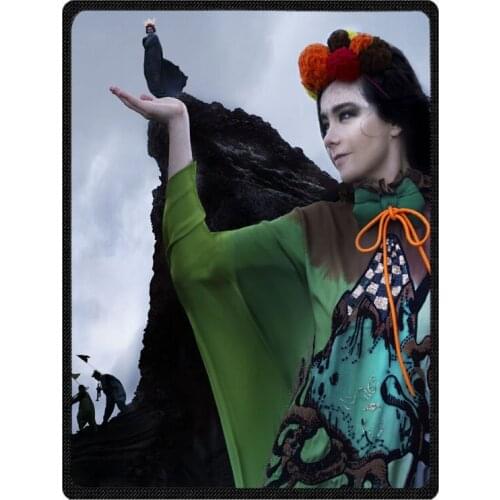 Bjork Warm Fleece Throw Blanket Super Soft Flannel Manta For Sofa/Bed/Car/Plane/Travel/Baby Bedspread