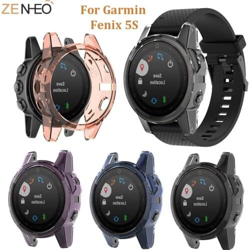 Smart accessories For Garmin Fenix 5S/5S plus TPU Protector cases Cover For Garmin Fenix 5S/5S plus watch Protective frame