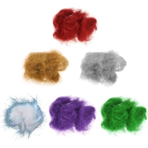 Bright Color Fly Fishing Tinsel Chenille, Fly Tying Jig Lure Making Fishing Crystal Flash Line DIY Fly Tying Materials