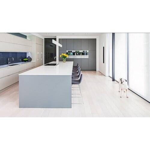 2017 Free design customized high gross lacquer kitchen cupboard blum hinges modern kitchen countertop quartz stone