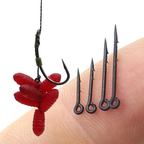 30pcs Carp Fishing Accessories Bait Spike Ronnie Hair Rig Bait Sting For Carp Hook Bait Maggot Boilies Pin Feeder Carp Tackle