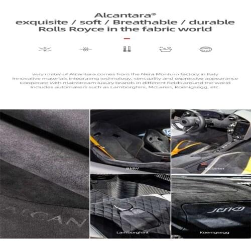 Alcantara applies to BMW Airbag Cover 1 Series, 2 Series, 3 Series, 4 Series X1 G-string steering wheel modified interior trim