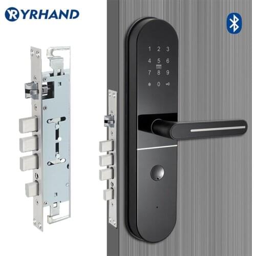 Security Deadbolt Electric Lock APP WIFI Smart Touch Screen Lock, Password Keyless Digital Electronic Lock for Home Apartment