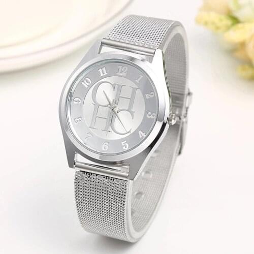 Relojes Fashion Trend Ladies New Watch Stainless Steel Mesh Ladies Quartz Watches Clock Gift One Piece Dropshipping Spot Supply