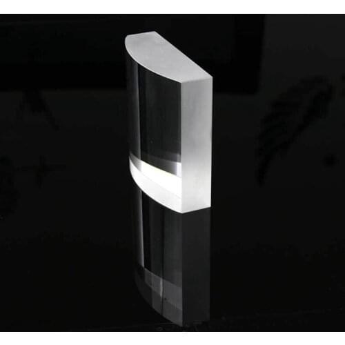 52 mm diameter center thickness 18.5 mm H-K9L material 632.8 NM laser glass Plano-convex cylindrical lens