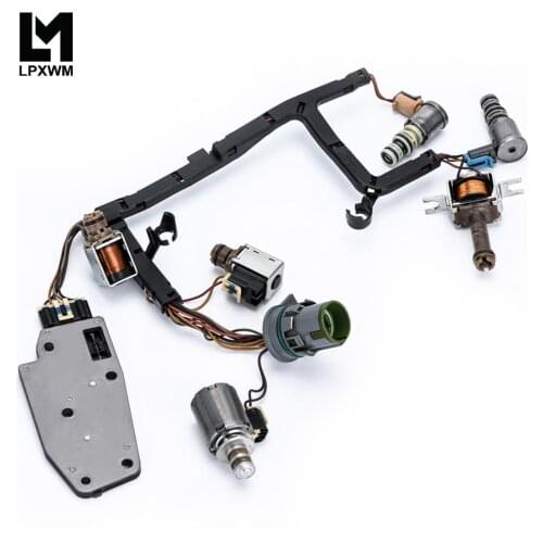 Transmission Solenoid Kit 4L60E Internal Wire Harness with TCC Solenoid for Buick Rainer Chevrolett Avalanche 1500 GMCC