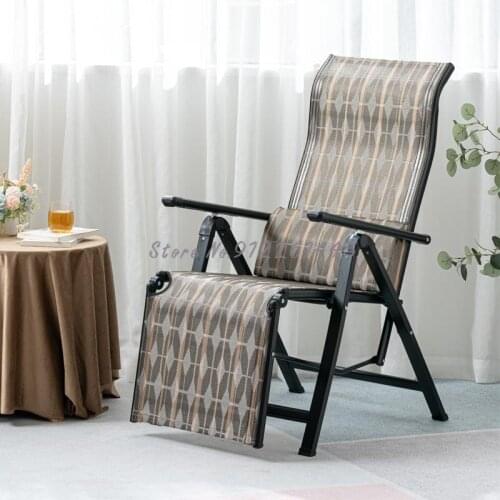 Recliner Folding Summer Sandal Chair Pregnant Women Waist Backrest Balcony Home Leisure Lazy Couch Office Lunch Break Chair