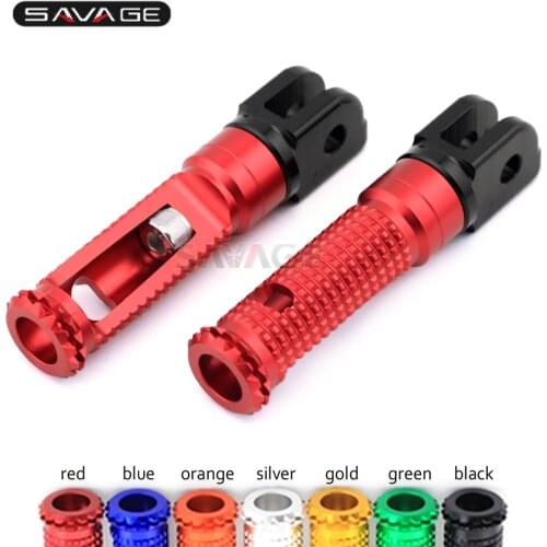 Front Footrest Foot Pegs For KAWASAKI Z1000SX Z1000 Z750 Z750S ZR7 Zephyr X 400 ZRX-II Motorcycle Rider Footpegs Rests Pedal