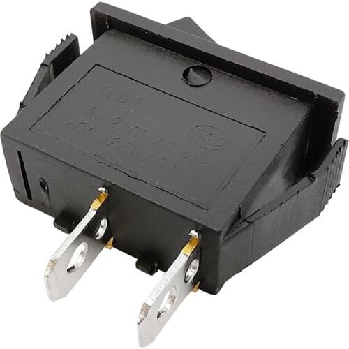 5Pcs KCD3 Rocker Switch 16A 250V 20A 125V AC Power 30x13mm ON-OFF 2 Pin Boat Ship Type Switch