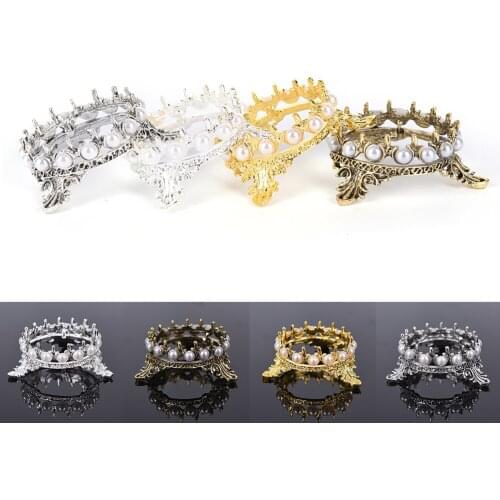 Nail Art Brush Holder Set Crown Design Pen Displayer Stand Tools Acrylic UV Gel Brush Rest Holders for Nail Decorations