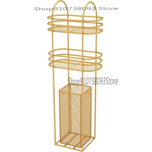 Bathroom Shelf Toilet Floor Type Nordic Dirty Clothes Basket Storage Basket Multi Layer Storage Rack Sundry Arrangement Rack