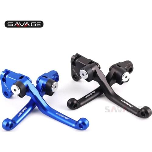 CNC Pivot Brake Clutch Levers For YAMAHA WR250F WR450F WR 250F 450F 2001-2016 Dirt Bike Off Roads Motocycle Accessories Logo WR