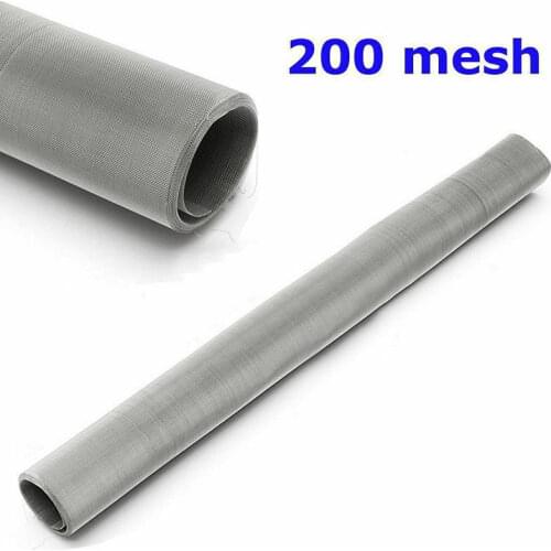 200 Mesh 75 Micron 304 Stainless Steel Fine Pollen dry Ice Screen 12x24"