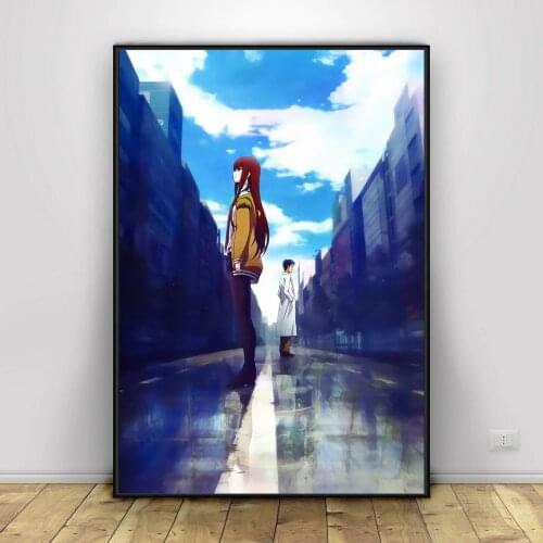 Steins Gate Rintarou Kurisu Anime Silk Fabric Poster And Print Wall Art Picture Painting Home Decor