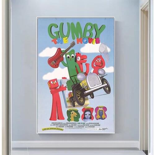 V0511 Gumby_ The Movie Vintage Classic Movie Wall Silk Cloth HD Poster Art Home Decoration Gift