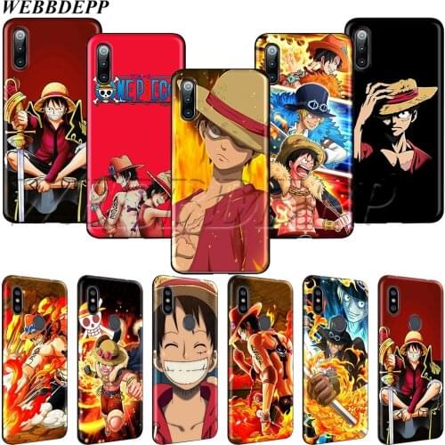 WEBBEDEPP Anime One Piece Soft TPU Case for Xiaomi Redmi MI Note 8 8A 9 9T CC9 CC9E A3 7A K20 Pro
