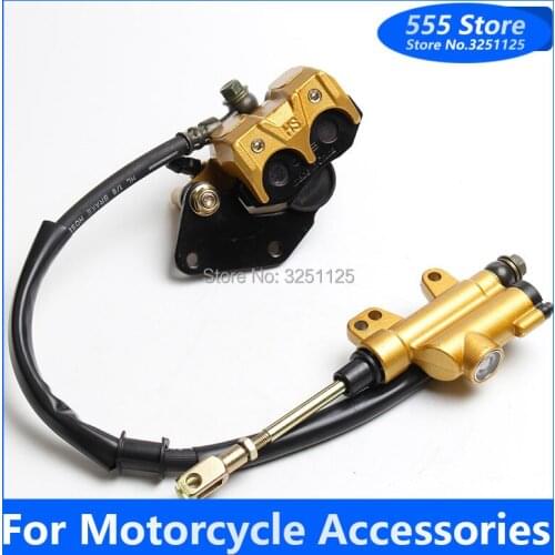Dirt bike 110cc Rear Brake Assembly Off-road motorcycle accessories Apollo pump disc brake caliper assembly up and down the pump