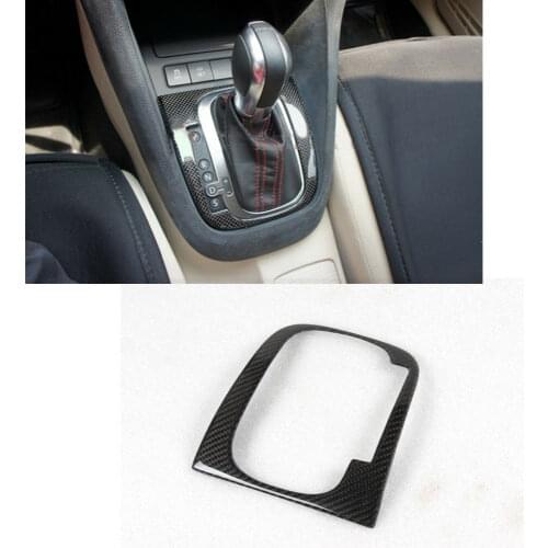 Fit For Volkswagen golf 6 MK6 Carbon Fiber Gear Shift Panel Handbrake Knob Cover Trim 1pcs