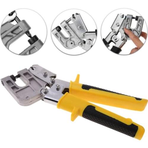Aluminum Alloy 10inch Handle Stud Crimper Plaster Board Drywall Tool For Fastening Metal Studs