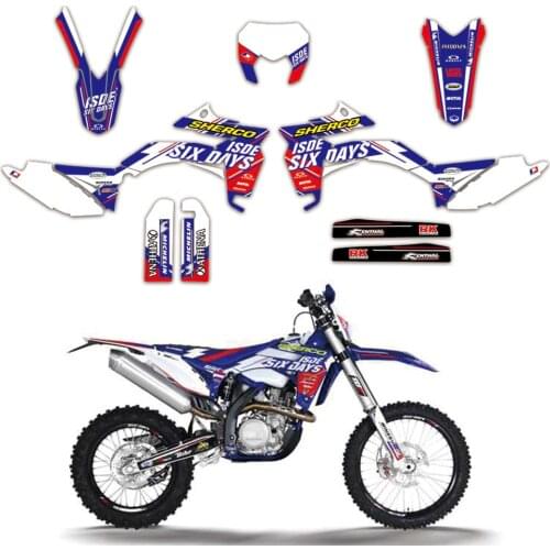 1169 Motorcycle Sticker Graphic Decal Kit Enduro DECO For Sherco SE SEF 125 250 300 450 2013 2014 2015 2016