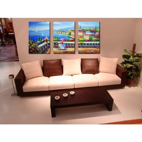 3 Pcs( No frame) African Sea Large HD Wall Art Picture Top-rated Canvas Print Painting For Living Room Decoration Home Picture