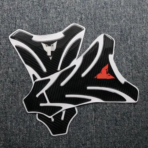 3D Carbon Fiber Motorcycle Fuel Tank Pad Cover Protector Decal Stickers For YAMAHA YZF R1 R3 R6 FZ1 FZ8 FZ6 MT03 MT07 MT09 MT10