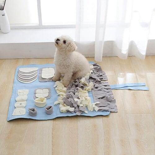 For Small S M Pet Accessories Training Dog Mat Game Blanket Cloth Pet Sniffing Blankets Washable Mats Foldable Dog House Pad