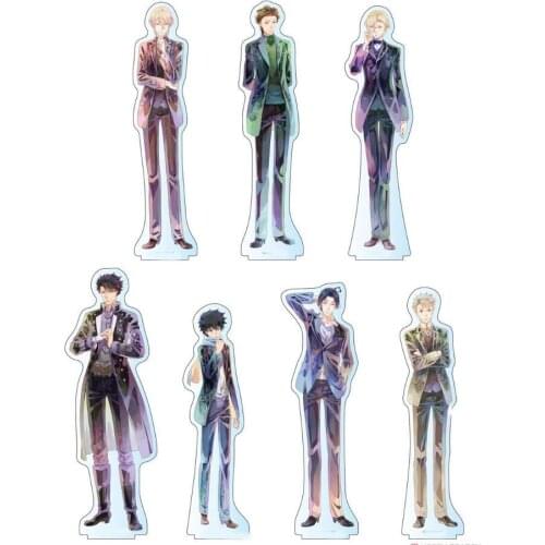 Anime MORIARTY THE PATRIOT William James Moriarty Sebastia Acrylic Stand Figure Model Plate Display Desk Decor Watercolor Series