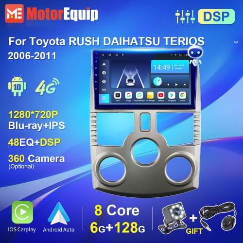 Car Radio Multimedia Video Player For Toyota RUSH DAIHATSU TERIOS 2006-2011 Auto with IPS Screen 4G WiFi Carplay Android 10.0