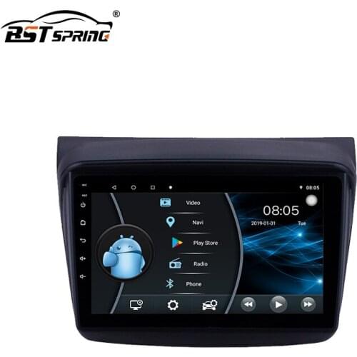 Bosstar Android quad core 2.5D full touch Car DVD radio video Player for Mitsubishi Montero car headunit