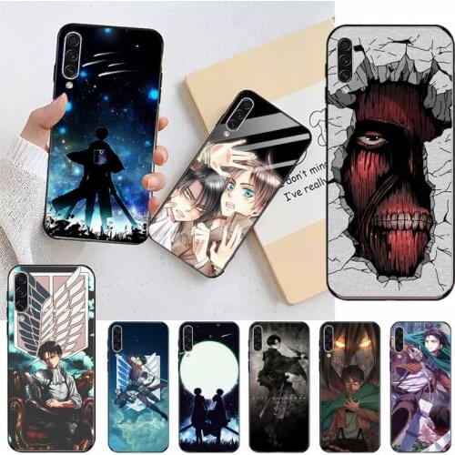 Attack on Titan Phone Case For Samsung A40 A50 A71 A8 A10 S7 S8 S10 S20 Fe note 10 plus
