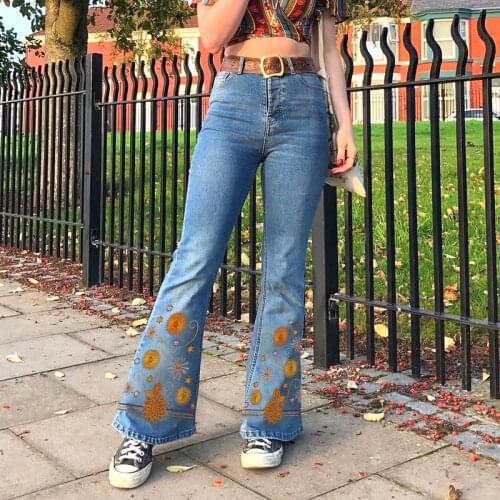 Daily Moony Women's Jeans With Embroidery