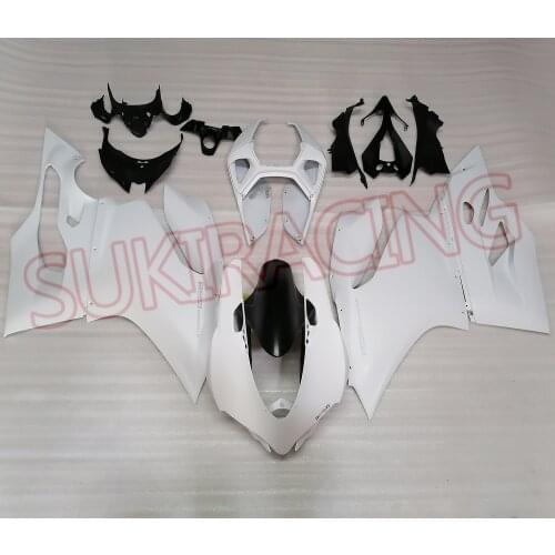 For Ducati ABS Plastic Injection Fairing Kit for 899 PANIGALE 2012 2013 2014 2015 2016 Motorcycle Bodywork Cowling All White