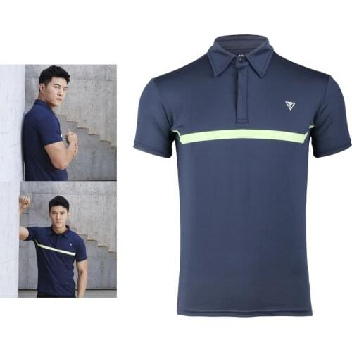 Mens Shirts Short Sleeve Plain Quick Dry Golf Pique Casual Tee T-shirt Top