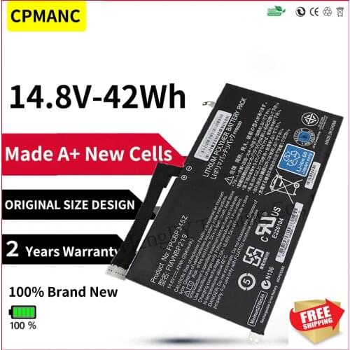 NEW FPCBP345Z Laptop Battery For Fujitsu LifeBook UH572 UH552 Ultrabook FMVNBP219 FPB0280 FPCBP345Z 14.8V 2840mAh