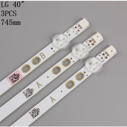 New Kit 3 PCS LED backlight strip for LG Bush Vestel 40 inch LB40017 17DLB40VXR1 VES400UNDS-2D-N11 VES400UNDS-2D-N12