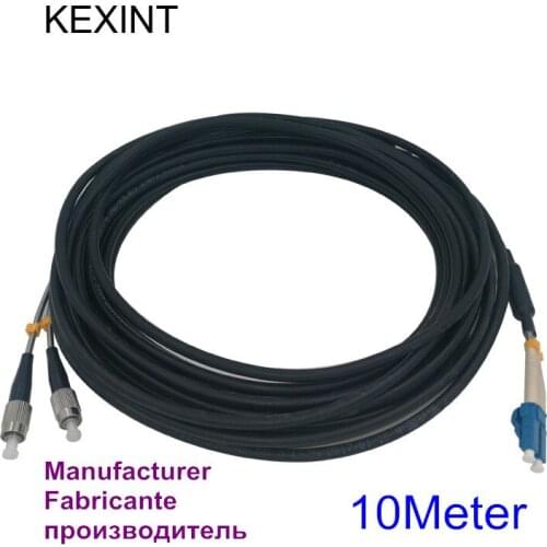Wholesale optical patch cord waterproof Outdoor armoured/unarmoured fiber FC-LC / 1 / 2 / 3 / 4 / 5 / 6 / 7 / 8 / 9 /10Meter