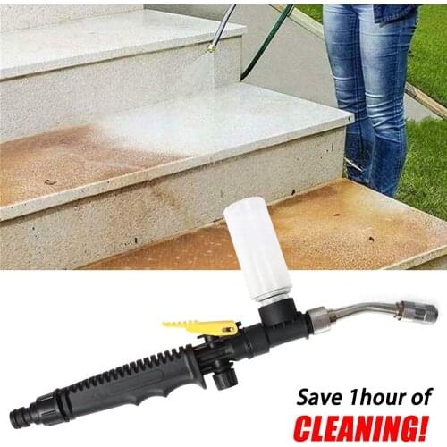 Air-conditioning Washing Water Gun High-pressure Adjustable Fog Nursery Sprinkler Watering Vegetable Spray Gun with foam bottle