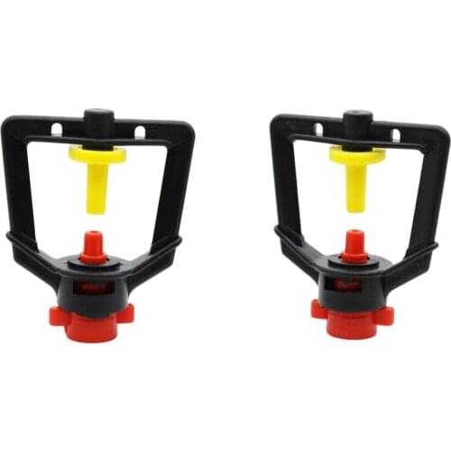 Plastic Refractive 360 Degree Sprinkler Automatic Vortex Misting Refraction Nozzles Garden Agriculture Irrigation Sprayer 200Pcs