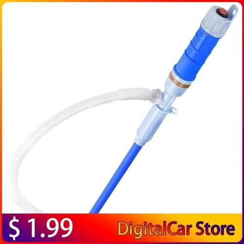 Portable Handheld Liquid Transfer Pump Battery Operated Water Gas Tools Petrol Fuel Car Siphon Hose Outdoor hot new Liquid